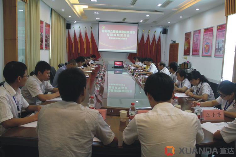 宣達集團黨委第三支部舉行專題組織生活會