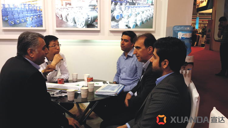 宣達閥門亮相伊朗石油展