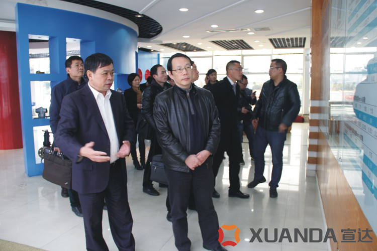 浙江省知識產(chǎn)權(quán)局局長洪積慶來宣達(dá)集團(tuán)調(diào)研