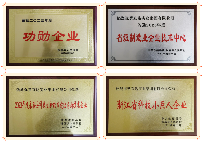 載譽(yù)啟程！宣達(dá)新春喜提四項(xiàng)榮譽(yù)，“龘”響開(kāi)門(mén)紅！